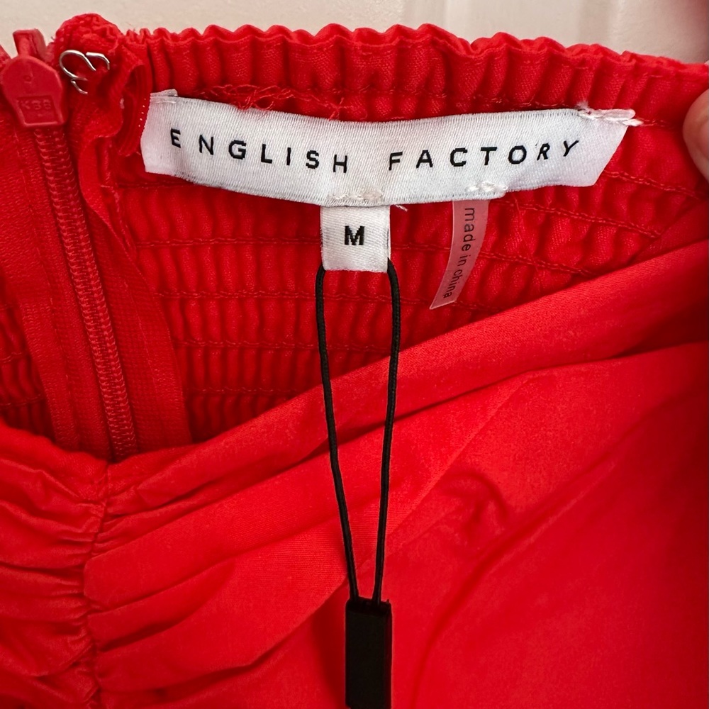 English Factory Sweet Heart To Ruffle Top - Picture 9 of 9